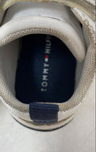 Load image into Gallery viewer, Tommy Hilfiger Unisex Kids White Blue Red Hook &amp; Loop Sneaker Shoes Size 6

