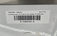 Load image into Gallery viewer, Model M-2009 White Brown Portable Wired Professional UV Sterilizer Untested
