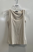 Load image into Gallery viewer, Zara Womens Beige Square Neck Sleeveless Pullover Tank Blouse Top Size Small
