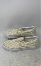Load image into Gallery viewer, Vans Unisex Classic White Beige Low Top Slip-On Sneaker Shoes Size M 5.5 W 7
