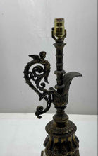 Load image into Gallery viewer, Decorative Metal Ornate Base Home Lighting Decor Table Lamp Not Tested
