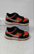 Load image into Gallery viewer, Nike Unisex Baby Dunk Low Red Black Leather Slip-On Sneakers Shoes Size 8C

