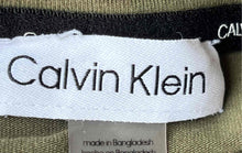 Load image into Gallery viewer, Calvin Klein Womens Green Short Sleeve Round Neck Pullover T-Shirt Dress Size M
