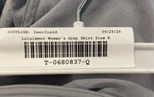 Load image into Gallery viewer, Lululemon Womens Gray Play Off The Pleats Pull-On Skort Skirt Size 8
