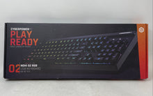 Load image into Gallery viewer, CyberPowerPC Play Ready NOHI 02 KB-161-104 Wired USB Gaming Keyboard Not Tested
