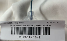 Load image into Gallery viewer, Nike Womens Off White Hypertech Storm-Fit Softshell Full-Zip Hoodie Size Medium
