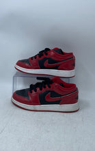 Load image into Gallery viewer, Nike Kids Jordan 1 Low SE HV4396-006 Red Black Lace-Up Sneaker Shoes Size 5Y
