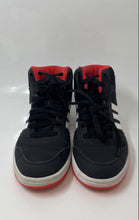 Load image into Gallery viewer, Adidas Boys Hoops 2.0 Mid B75743 Black Round Toe Lace-Up Sneakers Shoes Size 6
