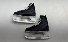 Load image into Gallery viewer, American Athletic Shoe Unisex Kids Force 2.0 Black Blue Ice Hockey Skates Size 4
