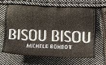 Load image into Gallery viewer, Bisou Bisou By Michele Bohbot Womens Gray Long Sleeve Cropped Jacket Size 14
