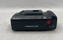 Load image into Gallery viewer, Minolta Freedom-50 Black Point-&amp;-Shoot 35mm Film Camera Not tested
