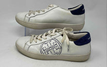Load image into Gallery viewer, Authentic Tory Burch Womens White Leather Lace-Up Sneakers Shoes Size 7.5 M

