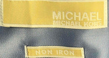 Load image into Gallery viewer, Michael Kors Mens Light Blue Cotton Long Sleeve Dress Shirt Size 17.5 34/35
