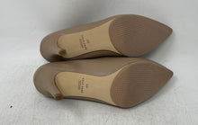 Load image into Gallery viewer, Cole Haan Womens Beige Leather Pointed Toe Slip-On High Pump Heels Size 6B

