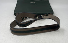 Load image into Gallery viewer, Pierre Cardin Womens Green Leather Detachable Strap Flap Over Top Handle Bag
