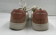 Load image into Gallery viewer, Authentic Tory Burch Womens Bari Nappa White Pink Sneakers Shoes Size 7 M
