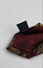 Load image into Gallery viewer, Valentino Mens Multicolor Floral Printed Silk Adjustable Designer Tie
