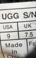 Load image into Gallery viewer, Ugg Womens Shaina Black Suede Round Toe Mid Calf Snow Boots Size 9
