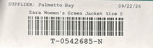 Load image into Gallery viewer, Zara Womens Green Long Sleeve Pockets Shawl Lapel One-Button Blazer Size Small
