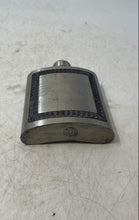Load image into Gallery viewer, Vintage Kings Pewter Engraved Design Screw Cap Hip Bottle Flask Collectible
