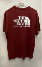 Load image into Gallery viewer, The North Face Mens Red Half Dome Box Logo Print Crew Neck Pullover T-Shirt Sz L
