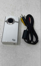 Load image into Gallery viewer, Flip Video Ultra Model U1120 White Camcorder AV Cable Included Not Tested
