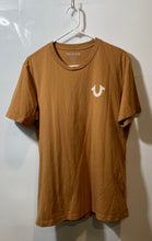 Load image into Gallery viewer, True Religion Mens Brown Short Sleeve Crew Neck Stretch Pullover T-Shirt Size L
