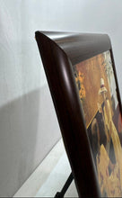 Load image into Gallery viewer, Two Ladies Chatting And Oil Cava On Table Framed Art Print Signed By Dominguez
