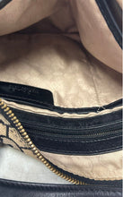 Load image into Gallery viewer, Michael Kors Womens Unique Sturdy Black Gray Signature Print Shoulder Bag
