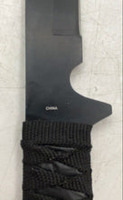 Load image into Gallery viewer, Black Personalized Ninja Japanese Katana Samurai Sword Dagger With Sheath
