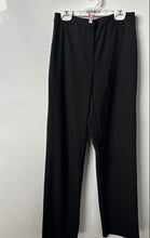 Load image into Gallery viewer, Liz Claiborne Womens Black Flat Front Straight Leg Dress Pants Size 4
