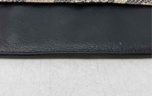 Load image into Gallery viewer, ILI New York Womens Gray Black Animal Print Chain Strap Clutch Handbag

