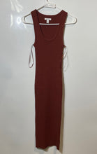 Load image into Gallery viewer, Nine West Womens Brown Ribbed Sleeveless Scoop Neck Long Maxi Dress Size S
