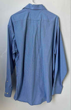 Load image into Gallery viewer, Tommy Hilfiger Mens Blue Plaid Print Cotton Long Sleeve Dress Shirt Size XL
