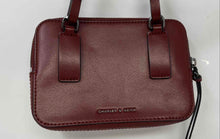 Load image into Gallery viewer, Charles &amp; Keith Womens Burgundy Adjustable Strap Camera Crossbody Handbag Small
