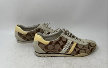 Load image into Gallery viewer, Coach Womens Katelyn Brown Signature Print Lace-Up Sneakers Shoes Size 7.5M
