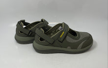 Load image into Gallery viewer, FitVille Womens FlexiWalk Green Hook And Loop Mary Jane Sandals Size 10W
