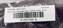 Load image into Gallery viewer, Authentic Salvatore Ferragamo Mens Brown Leather Loafers Shoes Size 10D Damaged
