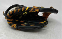 Load image into Gallery viewer, Wilson T-Ball Mini Pro Black Brown Leather 5 Finger Baseball Glove

