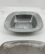 Load image into Gallery viewer, 4 Pcs Silver Plated Gravy Boat Candle Holder And Crumb Tray Items Set
