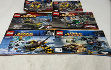Load image into Gallery viewer, Lot Of 6 Pcs Assorted Lego Super Heroes Mixed Instruction Manuals For Age 3+
