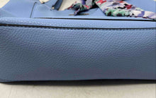 Load image into Gallery viewer, Steve Madden Womens BParker Light Blue Faux Leather Adjustable Strap Satchel Bag
