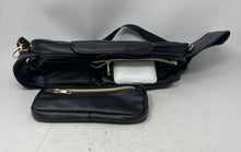 Load image into Gallery viewer, Unbranded Unisex Black Leather Zipper Pockets Multipurpose Fanny Pack Bag
