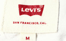 Load image into Gallery viewer, Levi's Mens White Long Sleeve Pockets Collared Button-Up Shirt Size Medium

