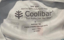 Load image into Gallery viewer, Coolibar Mens White UPF 50+ Miami Dolphins Cancer Challenge T-Shirt Size L
