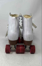 Load image into Gallery viewer, Chicago Womens White Classic High Top Lace-Up Quad Roller Skates Size 9
