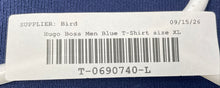 Load image into Gallery viewer, Hugo Boss Mens Blue Cotton Mercerised Responsible Golf Polo Shirt Size XL
