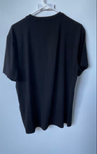 Load image into Gallery viewer, Karl Lagerfeld Mens Black Silver Graphic Print Crew Neck Pullover T-Shirt Size L
