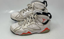 Load image into Gallery viewer, Nike Boys Air Jordan 7 DQ6040-160 White Orange Sneakers Shoes Size 4.5Y
