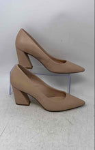 Load image into Gallery viewer, Charles David Womens Arsenal Beige Pointed Toe Slip-On Block Pump Heels Size 8M
